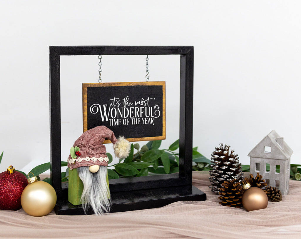 It&#39;s The Most Wonderful Time Of The Year Hanging Sign