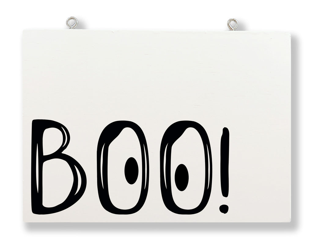 Boo! Hanging Sign