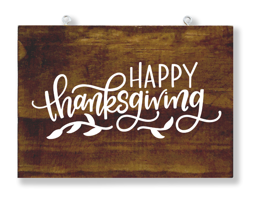 Happy Thanksgiving Hanging Sign
