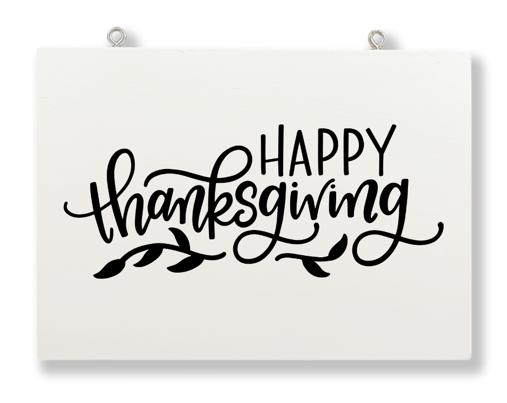 Happy Thanksgiving Hanging Sign
